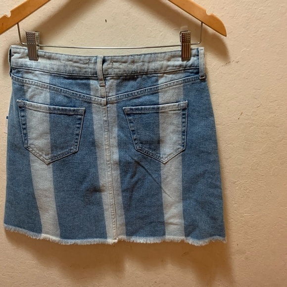William Rast Aqua Streak A-Line Denim Skirt NWT Size 25 - Picture 6 of 10